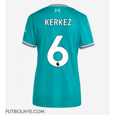 Camiseta Liverpool Milos Kerkez #6 Tercera Equipación para mujer 2025-26 manga corta Camiseta Liverpool Milos Kerkez #6 Tercera Equipación para mujer 2025-26 manga corta